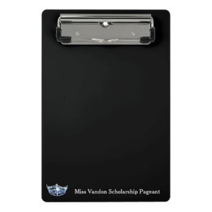 Miss America Style Crown Mini Clipboard