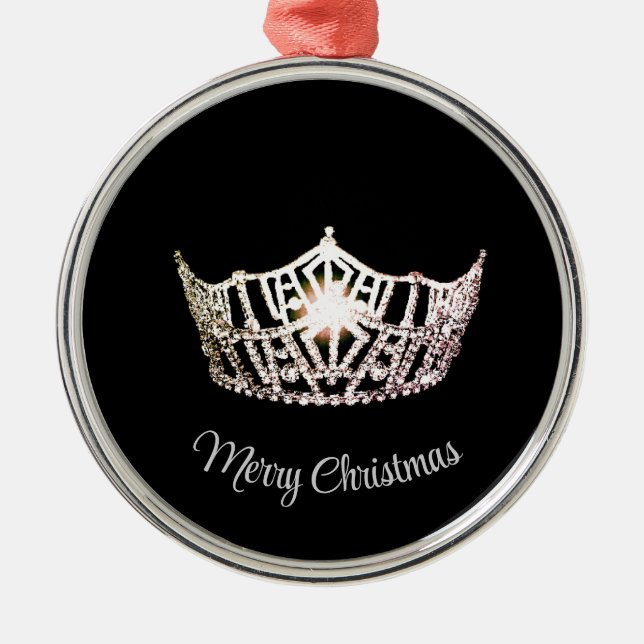 Miss America Style Crown Ornament (Front)