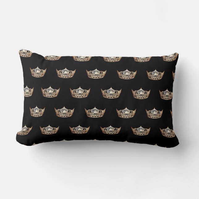 Miss America Style Crown Pillow (Front)