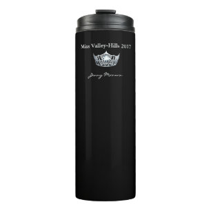 Miss America style Crown Thermal Tumbler