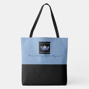 Miss America style Custom Colour Crown Tote Bag