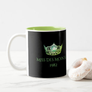 Miss America style Custom Name Lime Crown  Mug