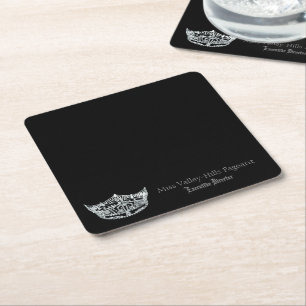 Miss America style Executive Paper Coasters
