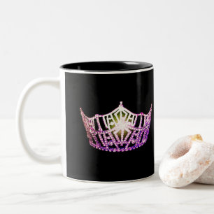 Miss America style Orchid Crown Mug