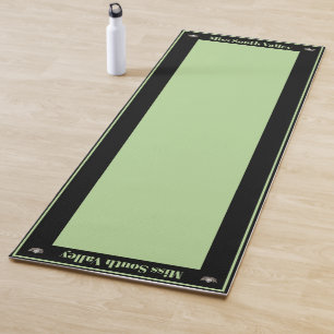 Miss America style Pageant Crown Custom Yoga Mat