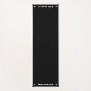 Miss America style Pageant Crown Custom Yoga Mat