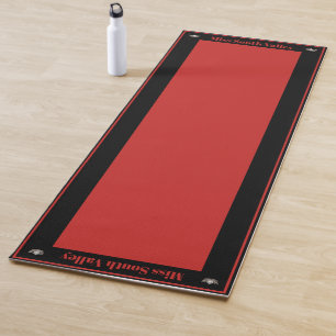 Miss America style Pageant Crown Custom Yoga Mat