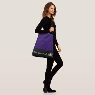 Miss America Style Silver Crown Bag