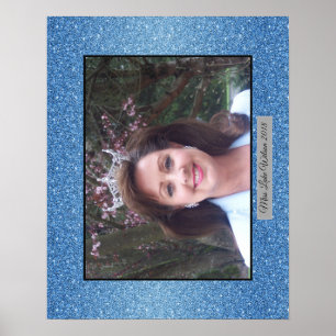 Miss America USA Custom Glitter Poster Portrait