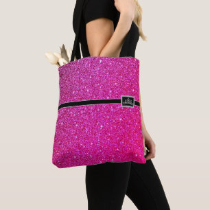 Miss America USA Pageant Tiara Glitter Tote Bag