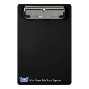 Miss America USA Style Crown Mini Clipboard