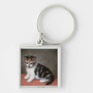 Miss Ann White's Kitten, 1790 Key Ring