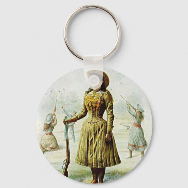 Miss Annie Oakley Key Ring (Front)