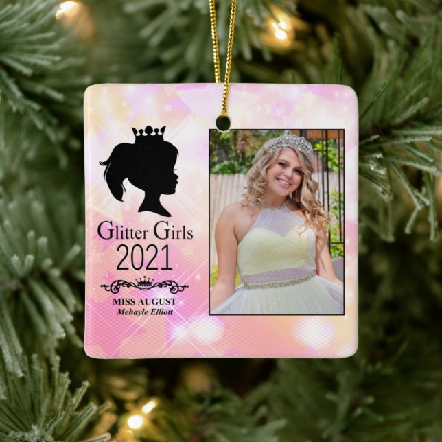 Miss August 2021 Ceramic Ornament (Tree)