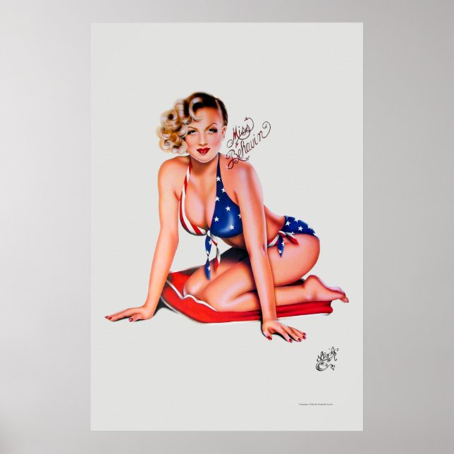 Miss Behavin' by Elizabeth Austin Poster (Front)