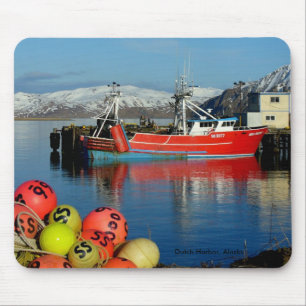 Miss Berdie, Fishing Trawler in Dutch Harbour, AK Mouse Pad