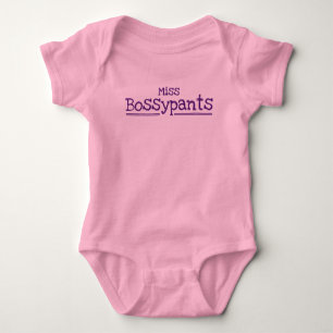 Miss Bossypants / Babies Are the Boss of You Baby Bodysuit