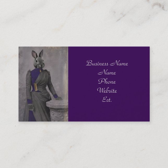 Miss Bunny Business Card (Front)
