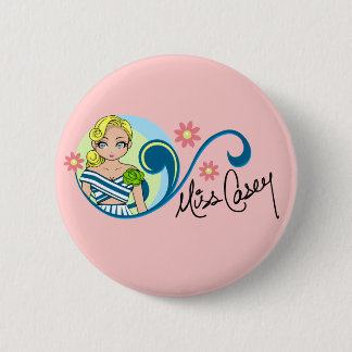 "Miss Casey" Button