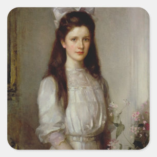 Miss Christian Elspeth Mallock Square Sticker