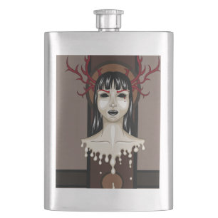 Miss D. Hip Flask