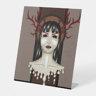 Miss D. Pedestal Sign