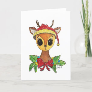 Miss Deer - Holiday Card