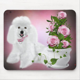 Miss Elegant Poodle   Mousepad