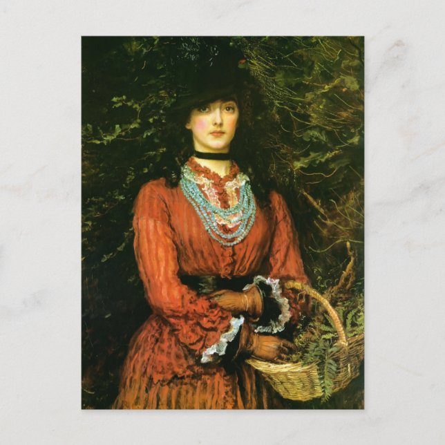 Miss Eveleen Tennant by John Everett Millais Postcard (Front)