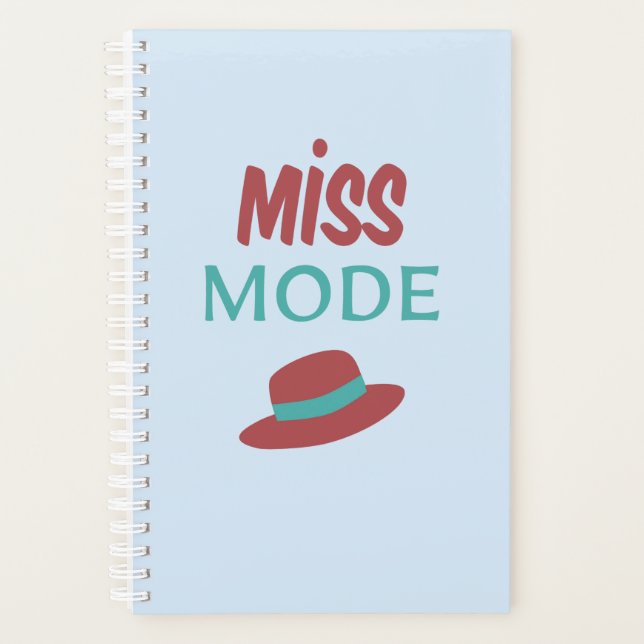 Miss Fashion Agenda. Gift Idea Woman Planner (Front)