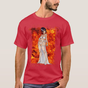Miss Frankenstein Horror Monster Vampire Halloween T-Shirt
