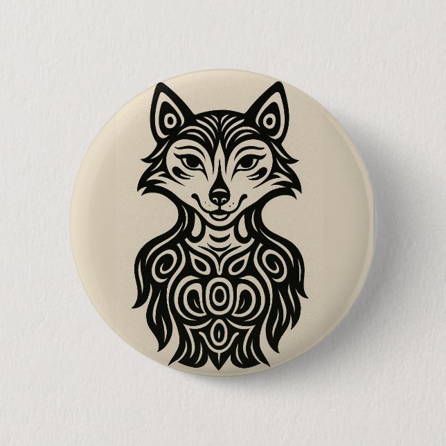 Miss Furry Button (Front)
