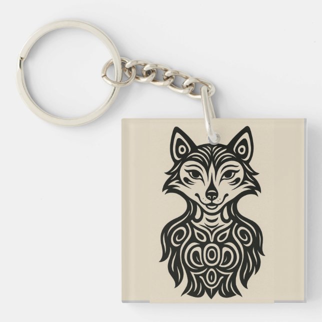 Miss Furry Key Ring (Front)