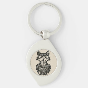 Miss Furry Key Ring