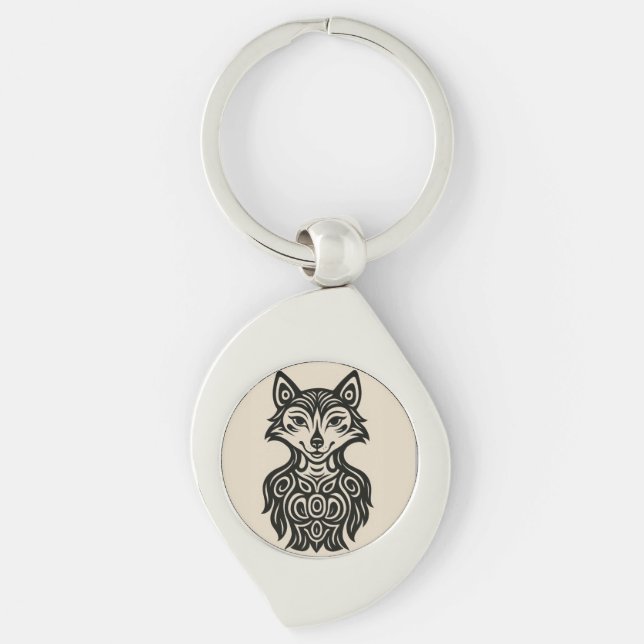 Miss Furry Key Ring (Front)