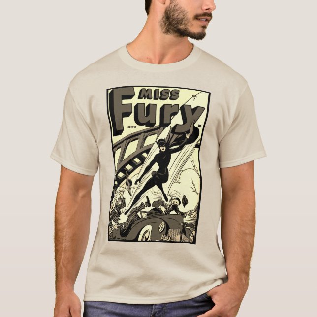 Miss Fury Comics T-Shirt (Front)