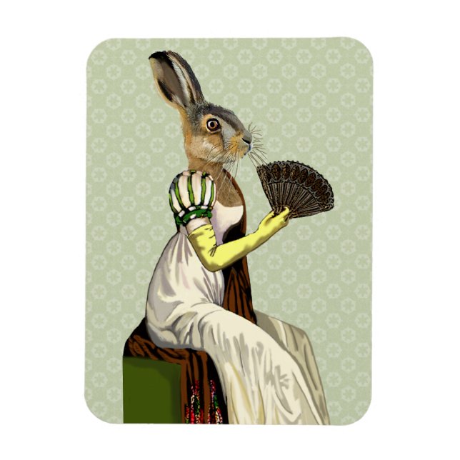 Miss Hare 2 Magnet (Vertical)