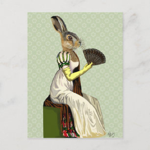 Miss Hare 2 Postcard