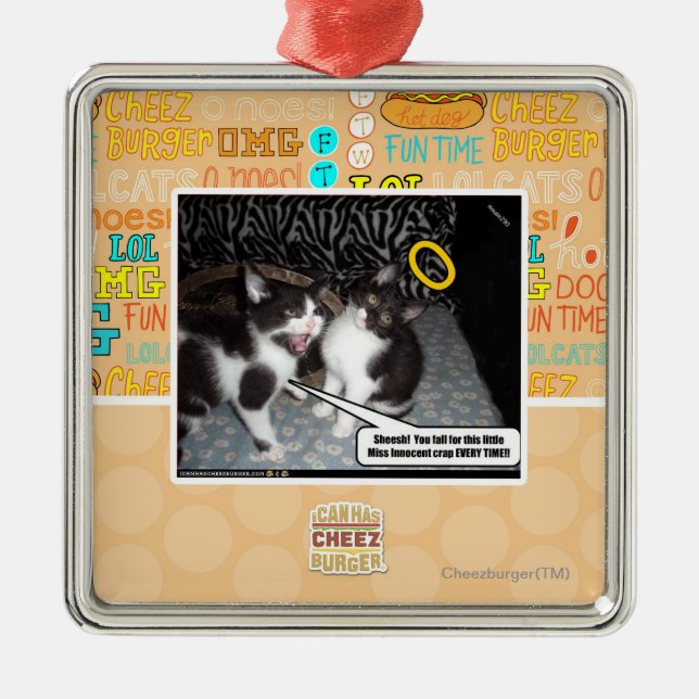 Miss Innocent Metal Tree Decoration (Front)