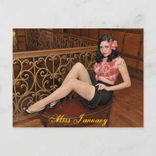 Miss January-Postcard Postcard