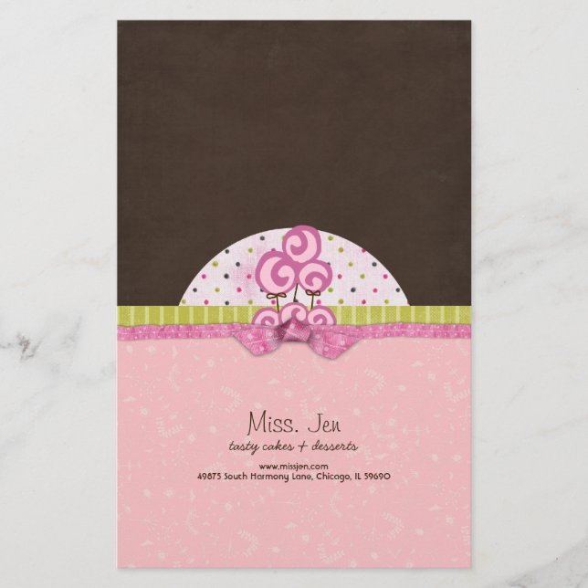 Miss. Jen Basket Candy Bar Wrappers (Front)