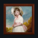 ~ MISS JULIANA WILLOUGHBY 18th Century ~ Gift Box<br><div class="desc">The artist of this 18th century painting is George Romney. The subject is Miss Juliana Willoughby. Painted 1781-1783.</div>