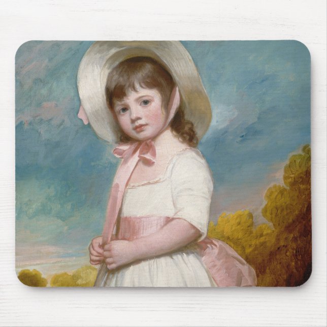 ~ MISS JULIANA WILLOUGHBY 18thC George Romney ~ Mouse Pad (Front)