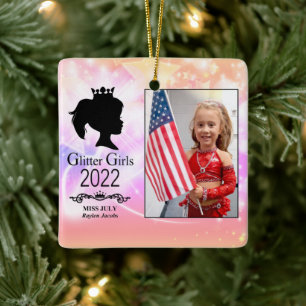 Miss July 2022 Ceramic Ornament