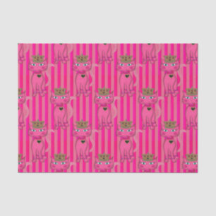 Miss Kitty, Pink Glitter 2AO-TISSUE WRAPPING PAPER