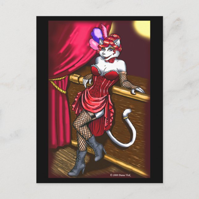 Miss Kitty Postcard (Front)