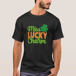 Miss Lucky Charm C Shamrock T-Shirt