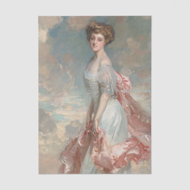 Miss Mathilde Townsend by John Singer Sargent      Tissue Paper (Front)