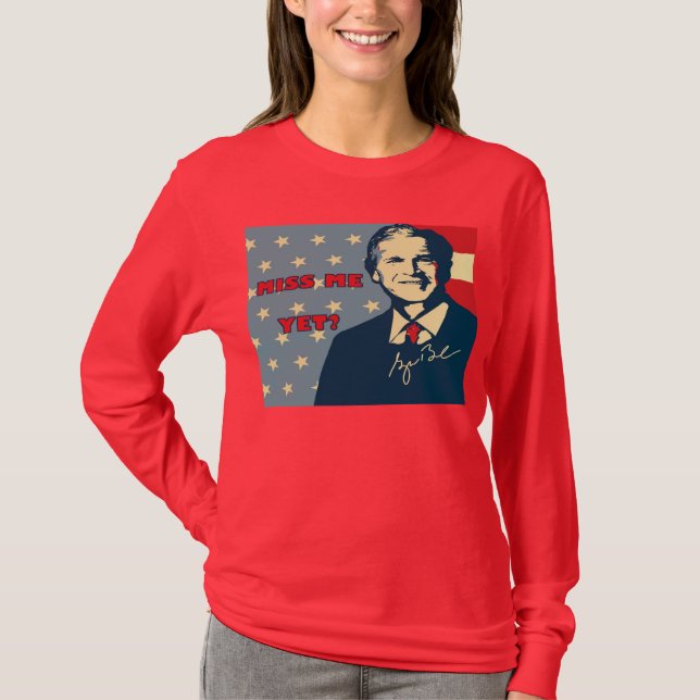 Miss Me Yet Ladies LS Tee (Front)
