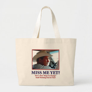 Miss Me Yet? Large Tote Bag